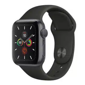 ساعت هوشمند اپل واچ سری 5 مدل 44mm Gray Aluminum Case With Black Sport Band
