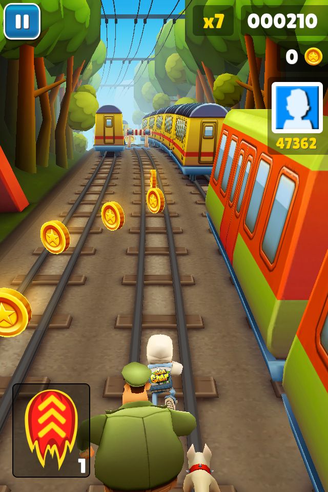 بازی Subway Surfers گوشی آیفون و خرید قسطی گوشی آیفون