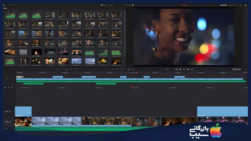 DaVinci Resolve اپ رایگان ادیت ویدیو برای مک بوک