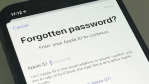 فراموشی رمز عبور Apple ID