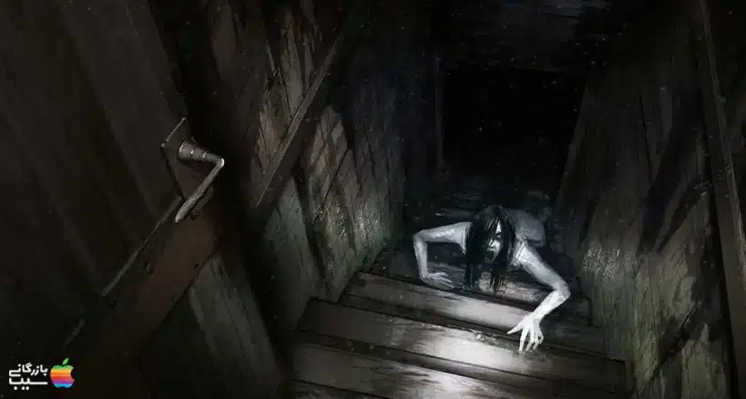 تصویری یکی از بهترین بازی‌های ترسناک که با یک هیولا در حال تعقیب یک بازیکن.