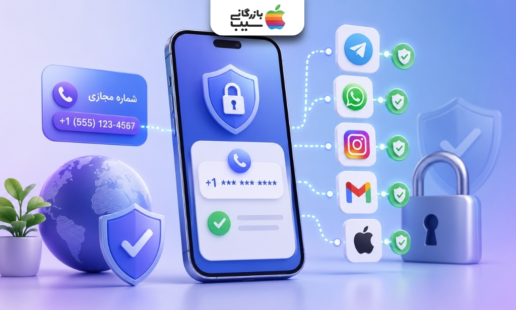 اتصال شماره مجازی به تلگرام، واتساپ، اینستاگرام، جیمیل و حساب اپل