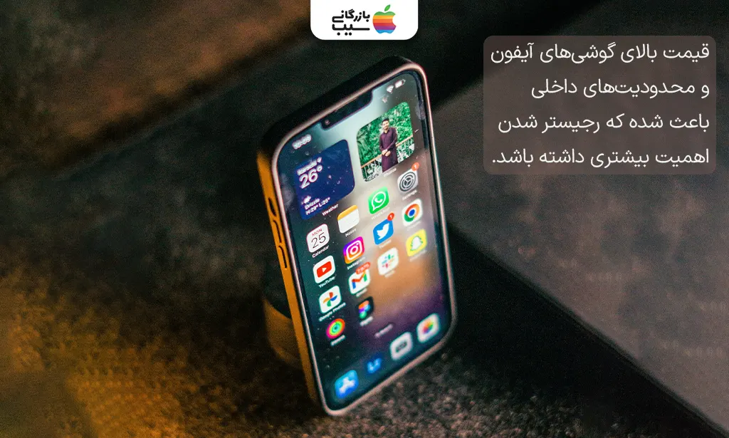 تصویری رجع به ارتباط قیمت با ریجستری آیفون 13 پرو مکس
