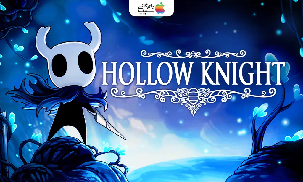 تصویری از Hollow Knight که شوالیه در حال کاوش در یک غار تاریک با موجودات حشرهمانند و کریستالهای درخشان است برای معرفی بهترین بازی های نینتندو سوییچ