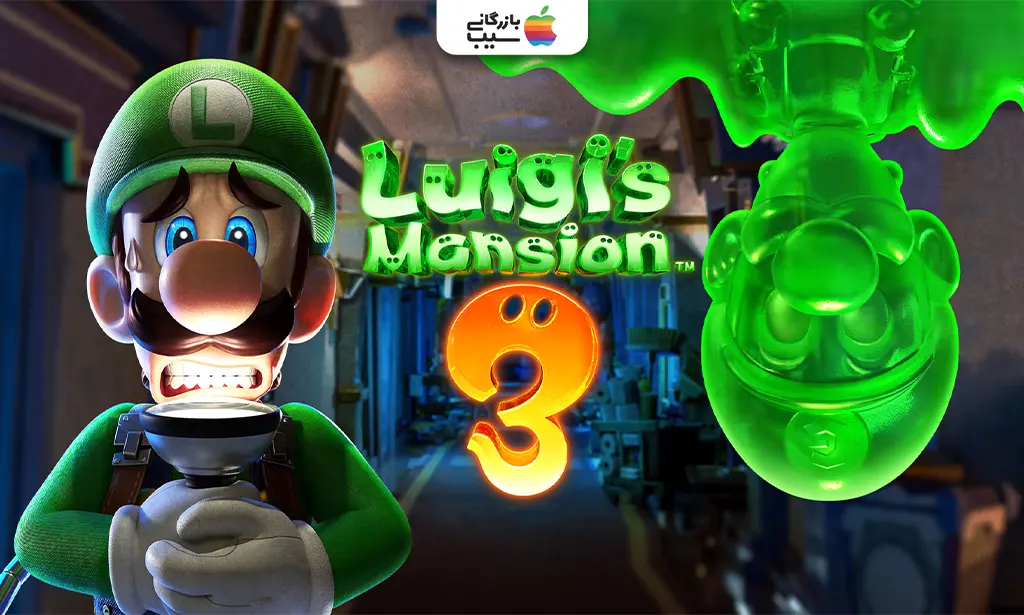 تصویری از Luigi’s Mansion 3 که Luigi با جاروبرقی Poltergust در حال شکار ارواح در یک هتل مجلل با لوسترهای درخشان است برای معرفی بهترین بازی های نینتندو سوییچ