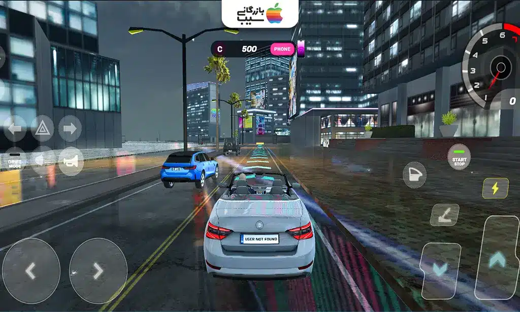 تصویر بازی Car Driving 2025 با آموزش رانندگی در محیط مدرسه رانندگی و تمرین مهارتها.