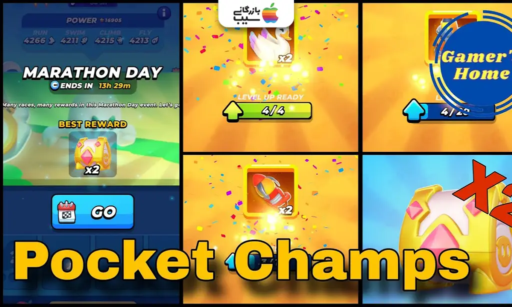 نمایی از بازی Pocket Champs با خودروهای کوچک و مسابقات PvP هیجانانگیز.