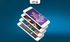 تصویری از چند ایفون که بهترین بازی های ios در ان نوشته شده