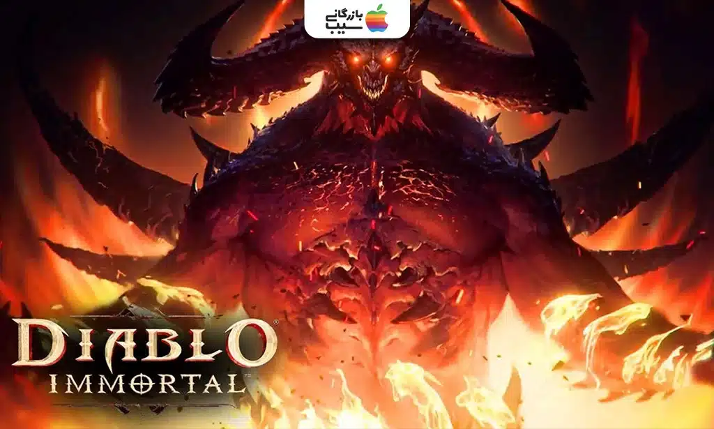تصویری از Diablo Immortal که یک جنگجوی Barbarian در حال نبرد با هیولاهای اهریمنی