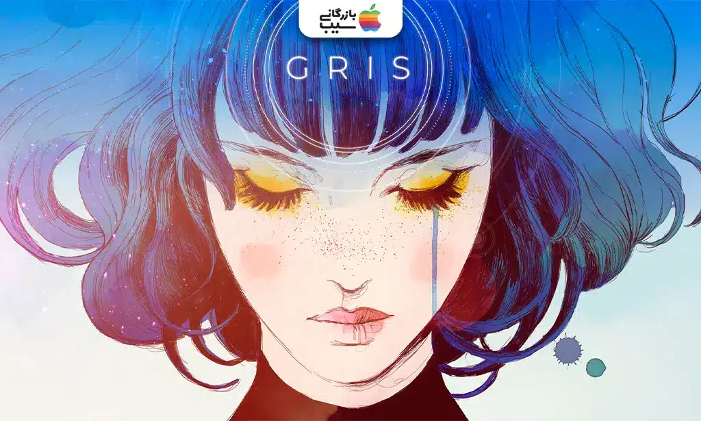 تصویری از GRIS که دختری با لباس بلند در یک دنیای آبرنگی با رنگهای ملایم صورتی و آبی در حال حرکت است
