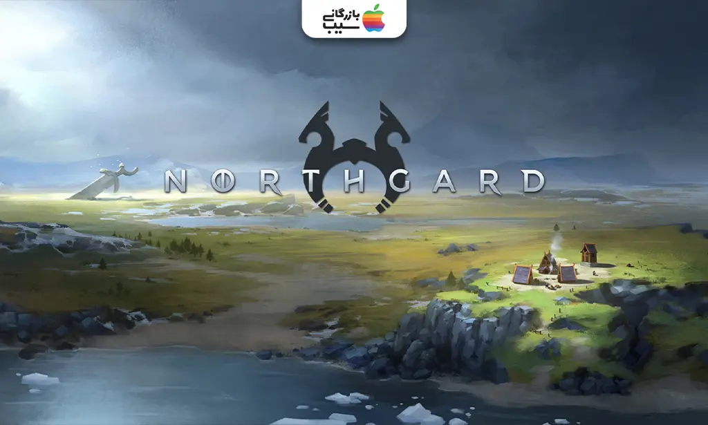 تصویری از Northgard که یک قبیله وایکینگ در حال ساخت پایگاه در یک سرزمین برفی میباشد