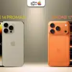 تصویر اینفوگرافی از 17 پرو و ایفون 14 پرومکس