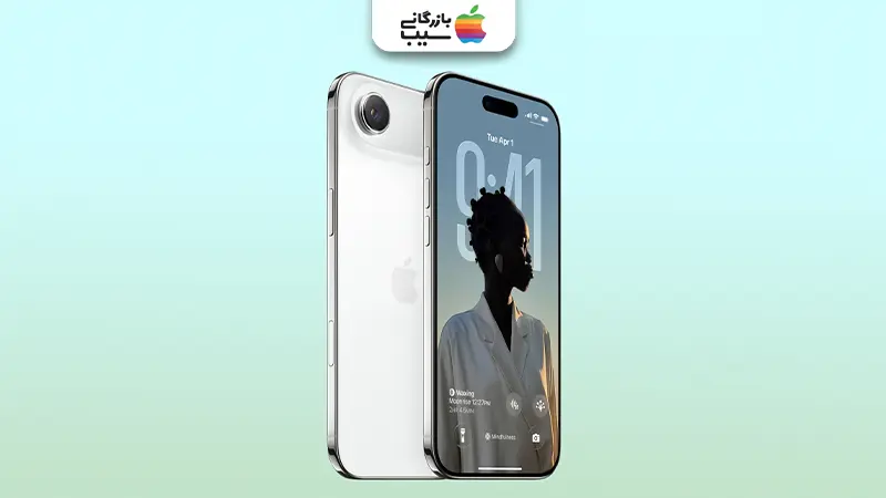تصویری جهت مقایسه صفحه نمایش آیفون ایر با آیفون 16E