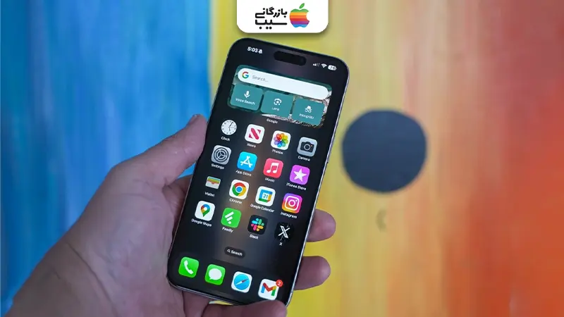 تصویر اینفوگزافی از صفحه نمایش آیفون17