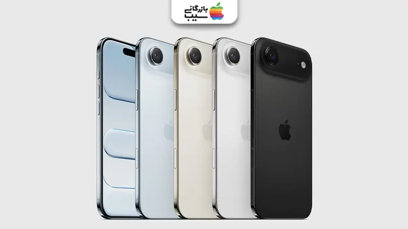 تصویری جهت مقایسه طراحی آیفون ایر با آیفون ۱۶E
