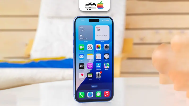 تصویری از آیفون 15 اپل در استوری های اپل