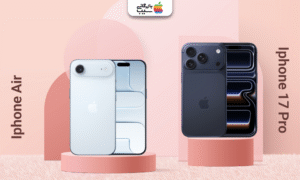 تصویری جهت مقایسه همه ی ویژگی های آیفون ایر با آیفون 17 پرو