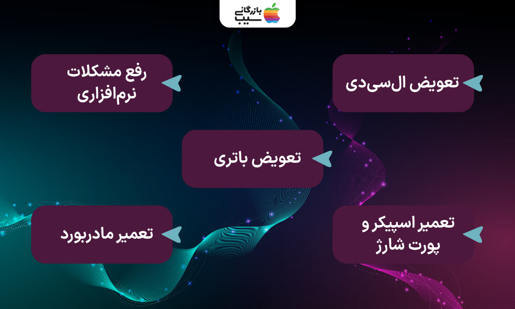 نمودار تعمیرات گوشی آیفون 13