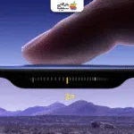 تصویر نمایش دکمه کمرا کنترل آیفون