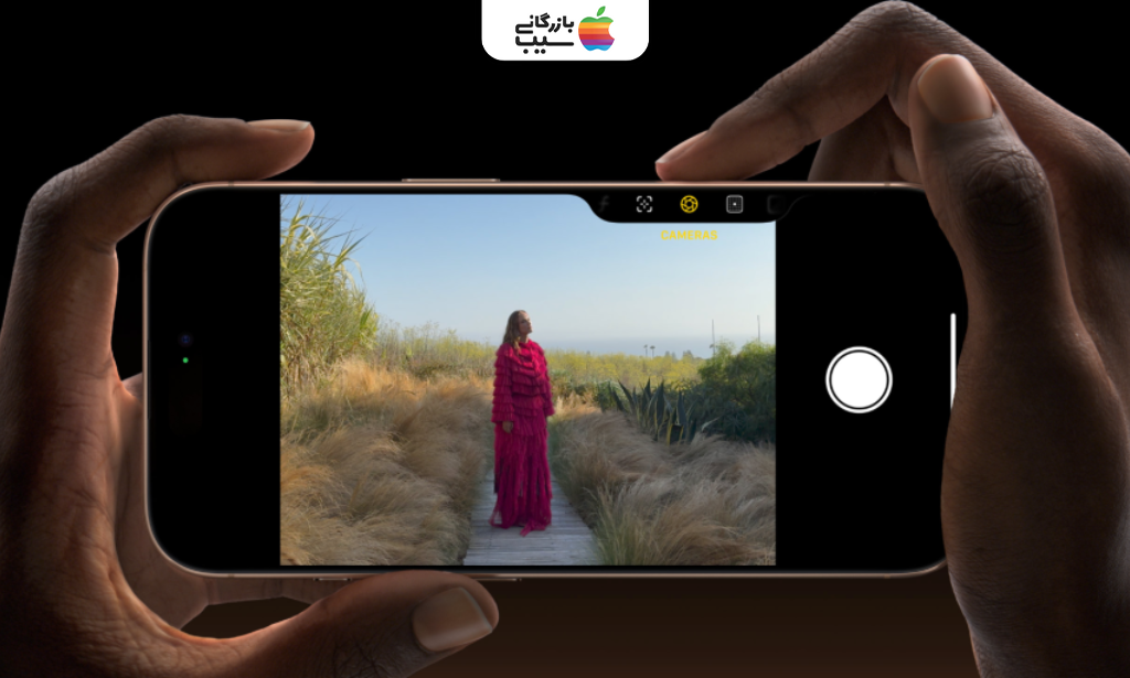 تصویری از محل قرارگیری دکمه کمرا کنترل