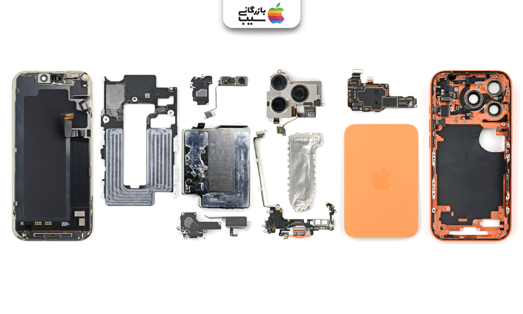 تصویری از رفع مشکل داغ شدن قطعات آیفون