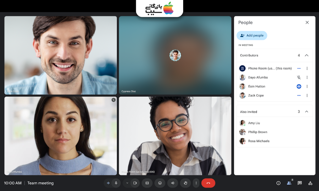 تصویری از توضیح روش Schedule in Google Calendar برای آموزش ساخت یک میت جدید در گوگل میت