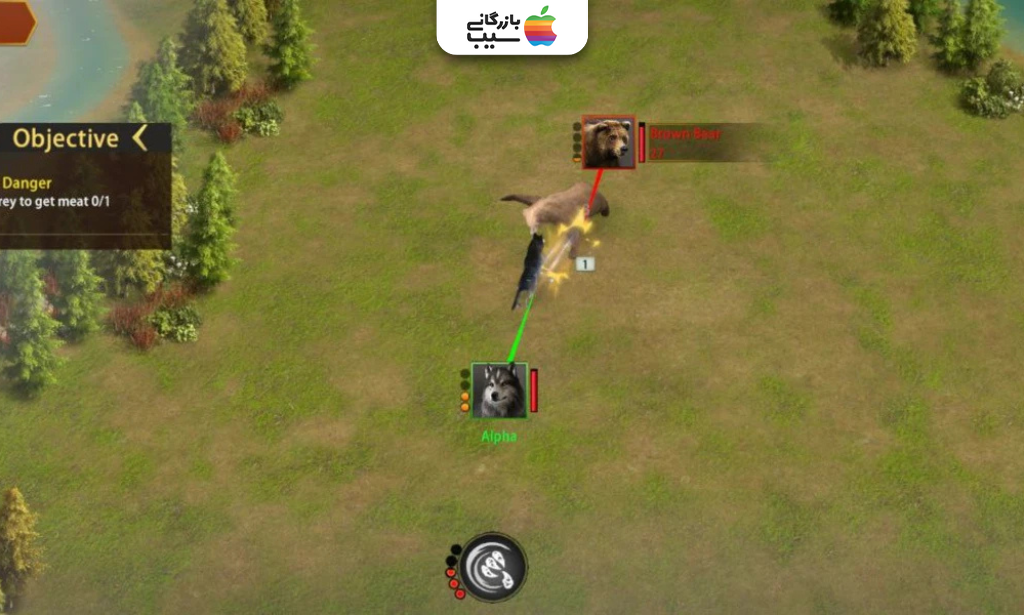 تصویری از داستان و فضای بازی Wolf Game: Wild Animal Wars