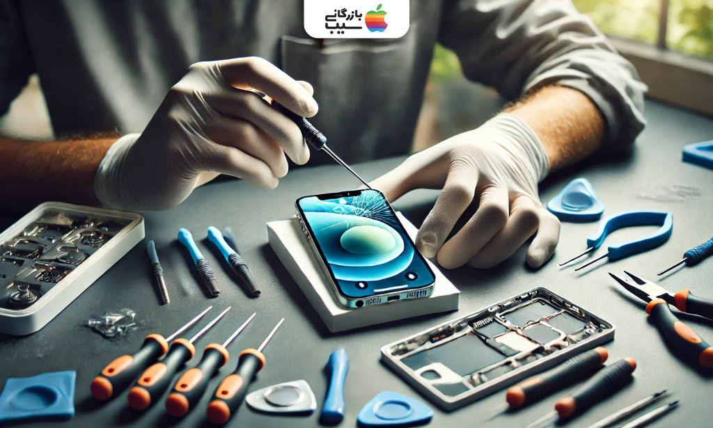 تصویری از بهترین مرکز تعمیر فوری گوشی آیفون ۱۶ پرومکس 