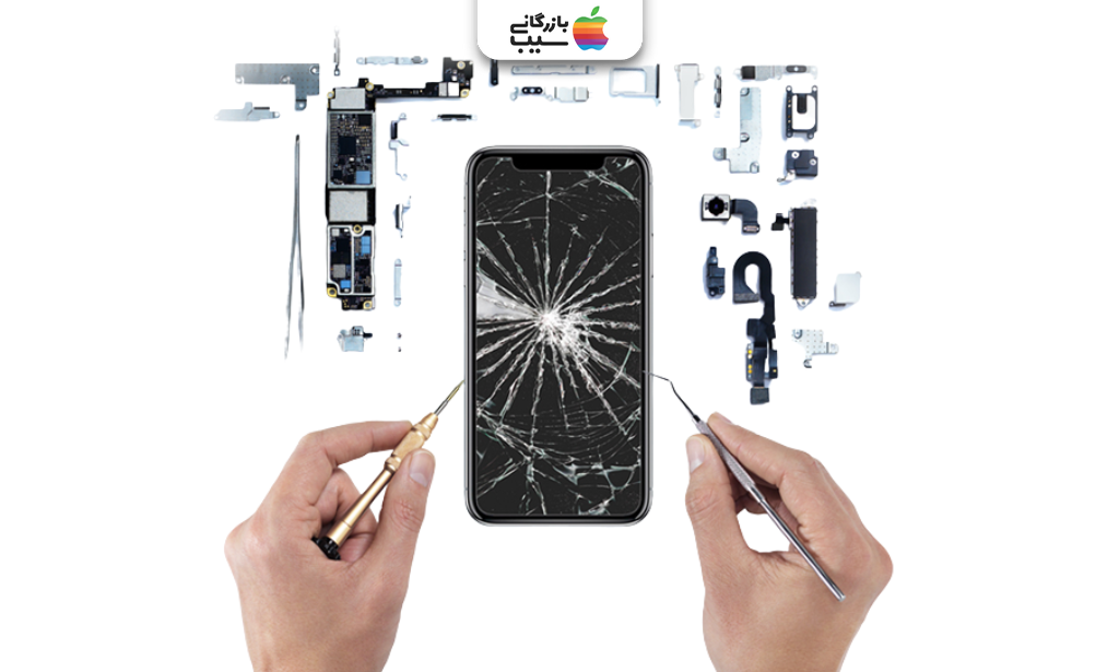 تصویری از تعویض ال‌سی‌دی و تاچ آیفون ۱۶ پرو مکس