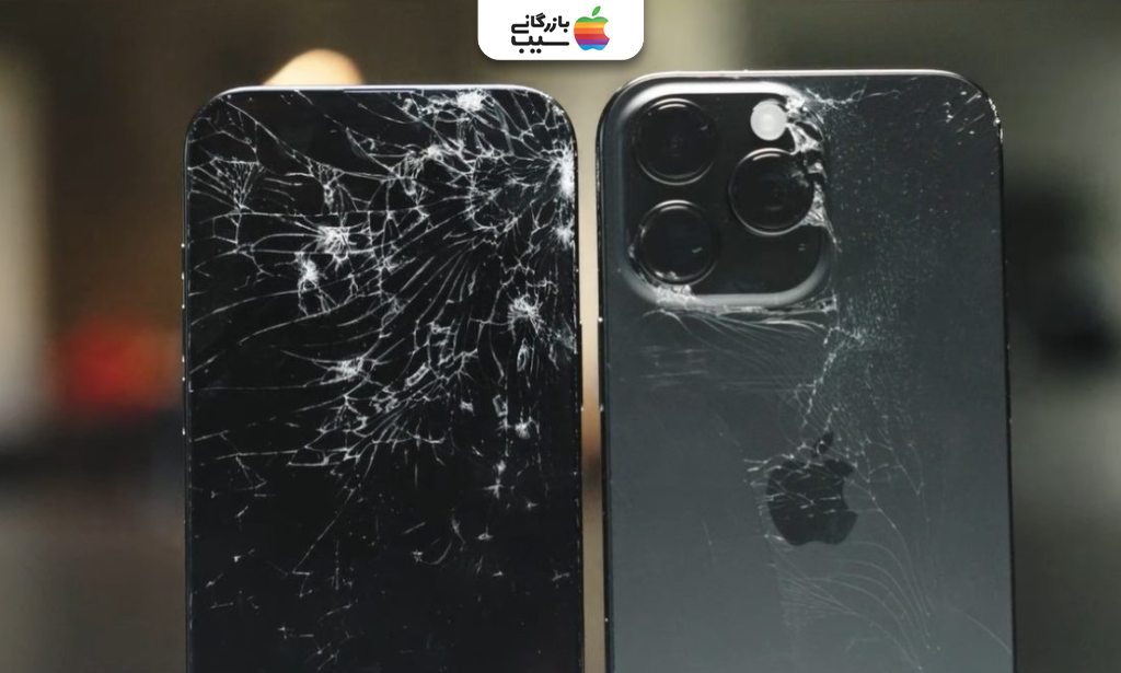 تصویری از نشانه‌های خرابی قطعات آیفون ۱۶ پرو مکس