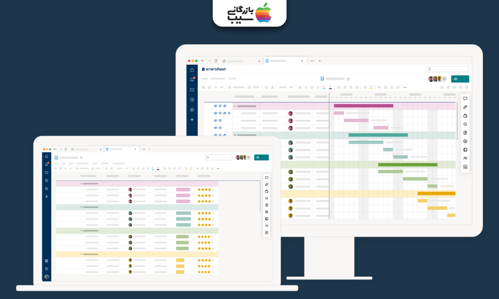 تصویری از Smartsheet به عنوان یکی از بهترین ابزارهای مدیریت پروژه آنلاین