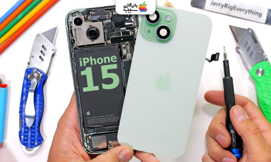 تصویری از ویژگی‌های مرکز تعمیرات اپل بازرگانی سیب 