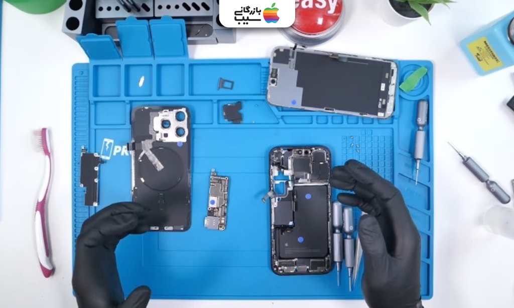 تصویری از ویژگی‌های مرکز تعمیرات اپل بازرگانی سیب