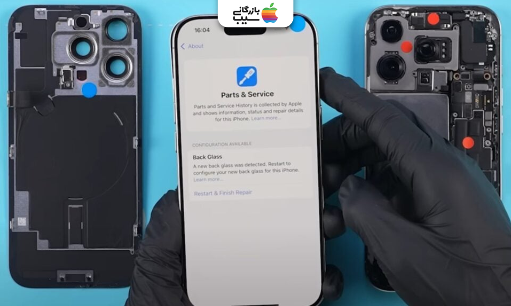 تصویری از بهترین مرکز تعمیر فوری گوشی آیفون ۱۶ پرو 