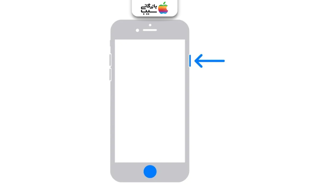تصویری از آموزش اسکرین شات گرفتن با آیفونهای دارای دکمه Home