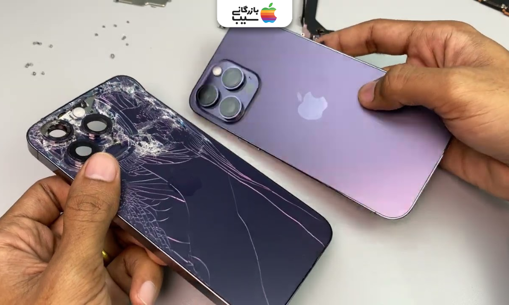 تصویری از تعمیر آیفون ۱۴ پرو مکس خاموش شده (Dead iPhone Repair)