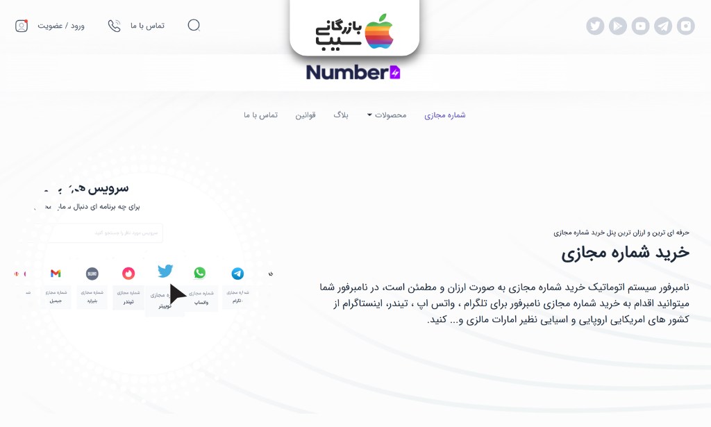 خرید شماره مجازی پایدار و بلندمدت از سایت نامبر فورد