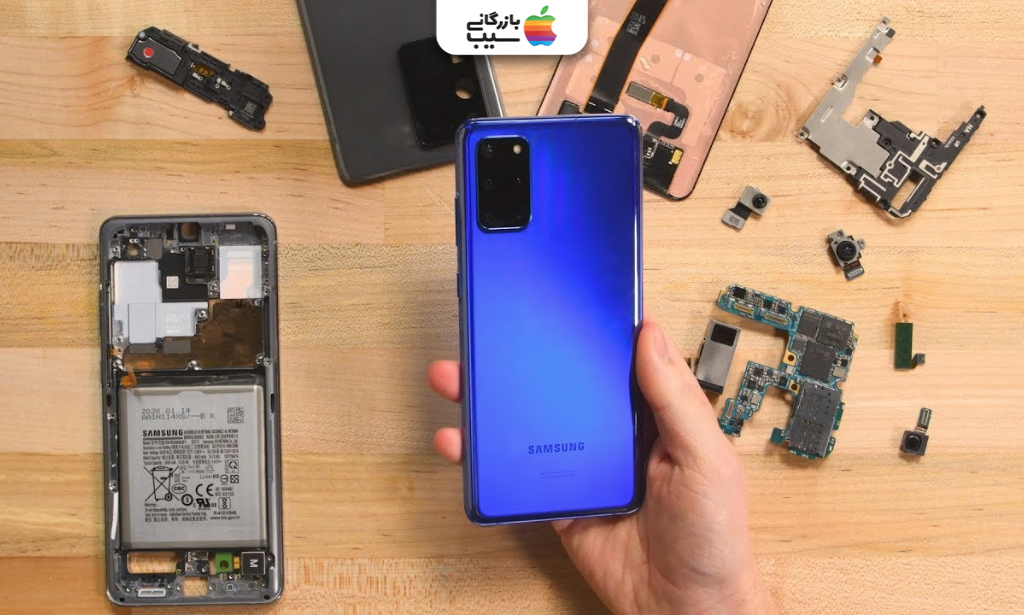 تصویری از یک گوشی سامسونگ S20 Plus
