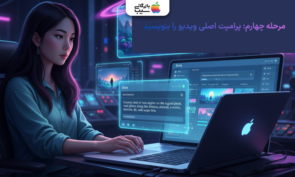 نوشتن پرامپت دقیق برای تولید ویدیو با هوش مصنوعی روی لپ‌تاپ