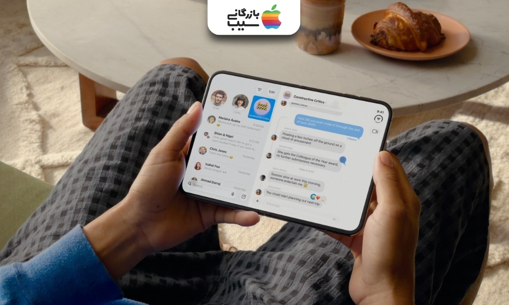 استفاده روزمره از نمایشگر بزرگ آیفون Duo