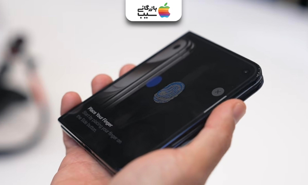 حسگر اثر انگشت Touch ID در آیفون Duo تاشو